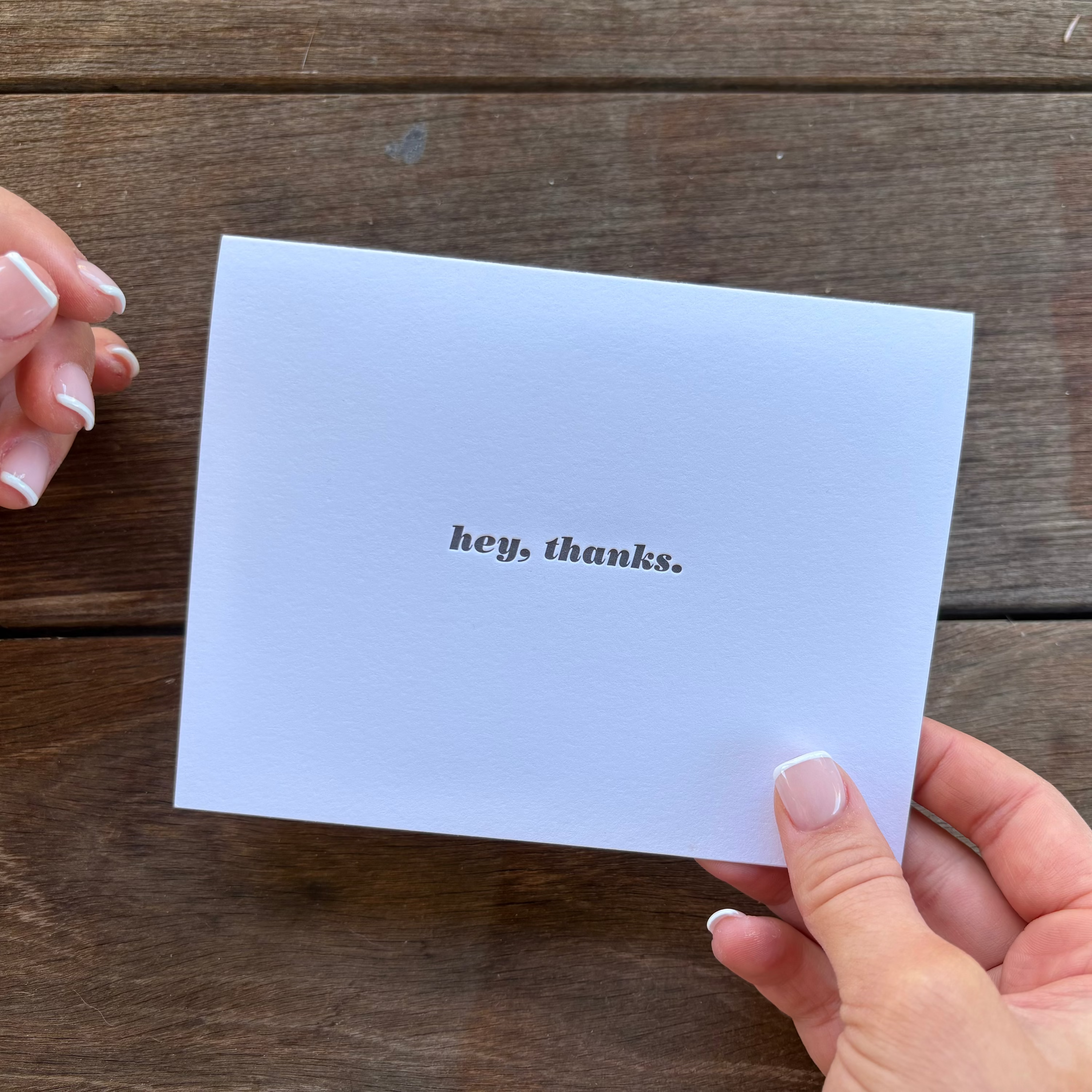 Bespoke Thank You Card