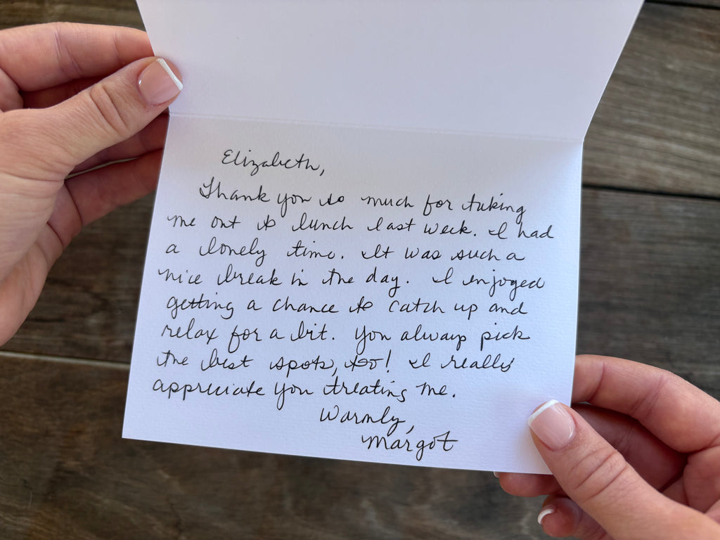 Bespoke Thank You Card