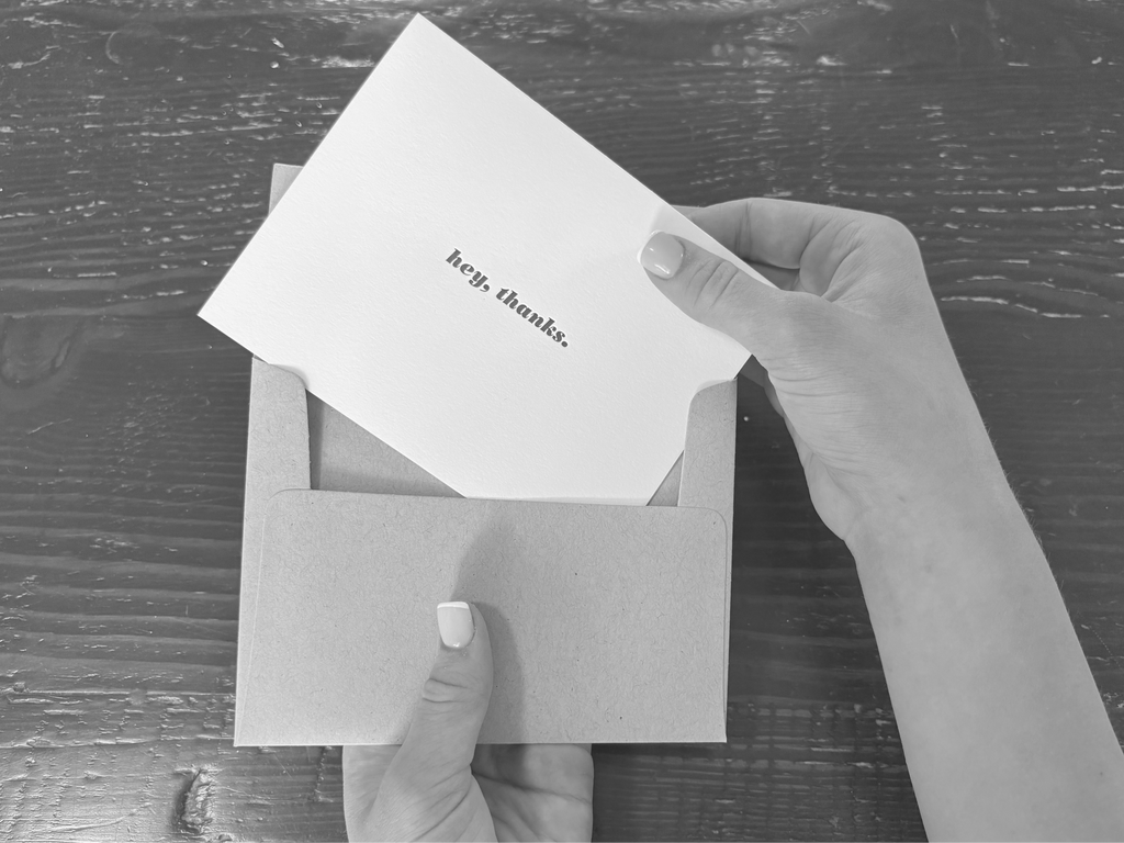 Bespoke Thank You Card