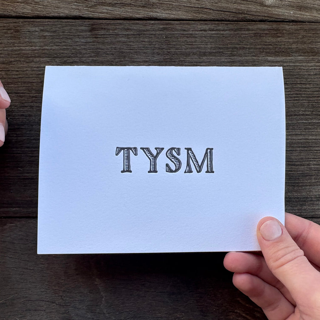 Bespoke Thank You Card