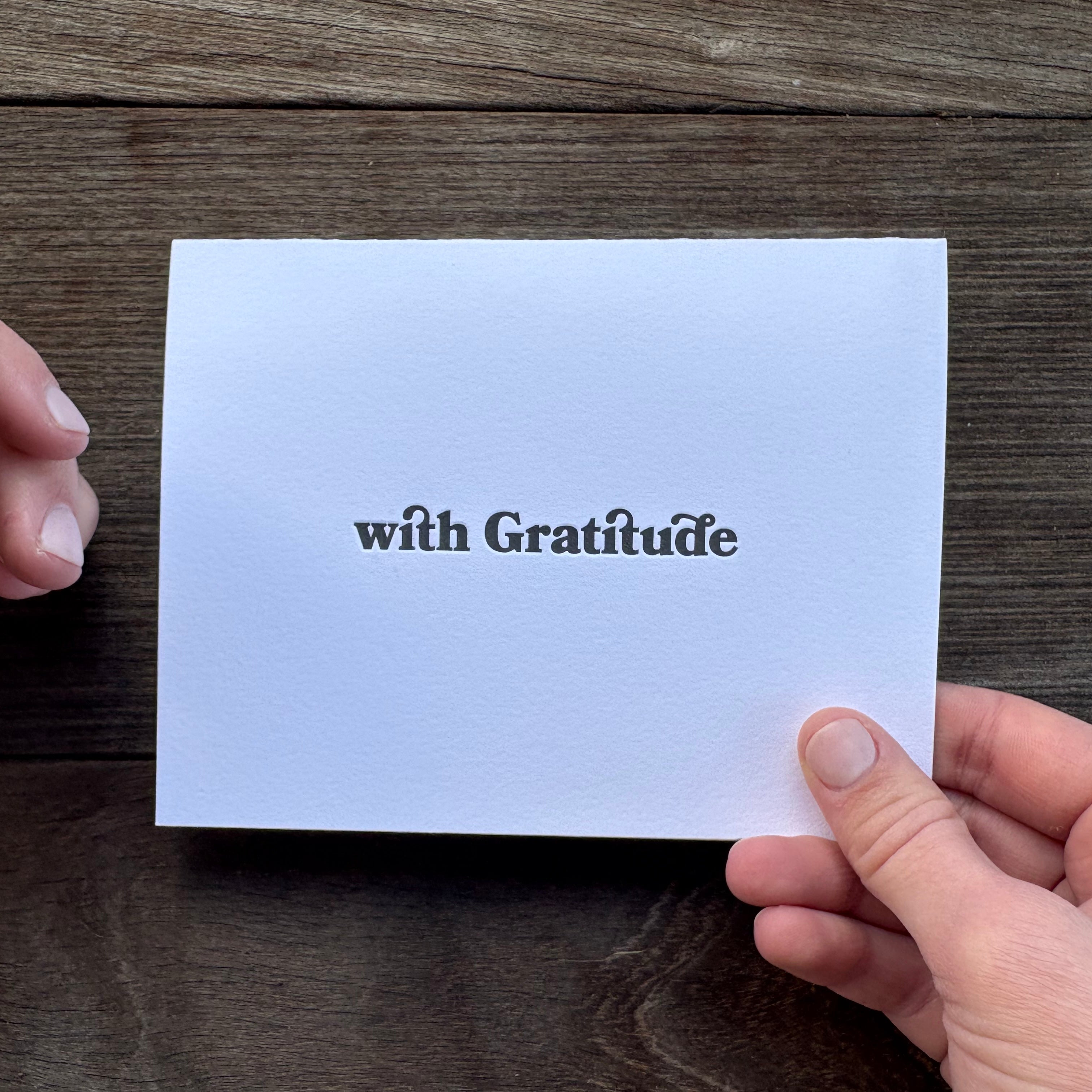 Bespoke Thank You Card